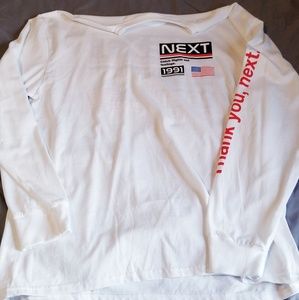 Long sleeve oversized tshirt